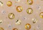 Preview: christmas baubles sandy christmas fabric cotton poplin